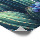 ブルーメキシコスタイルキンセアニラカスタムへようこそ ポスター (角)