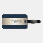 ブルーメクールタルフェイクモノグラム ラゲッジタグ (裏面横)