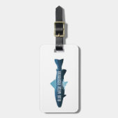 ブルーメサザーバコロラドフィッシュ ラゲッジタグ (正面縦)