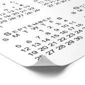 ブルーメサバッドランズデザートマウンテンズ2021カレンダー ポスター (角)