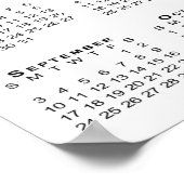 ブルーメサバッドランズデザートマウンテンズ2023カレンダー ポスター (角)