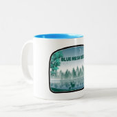 ブルーメサリザーバコロラドディアー ツートーンマグカップ (正面左)