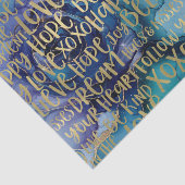 ブルーメス顔金ゴールド感動的引用文 薄葉紙 (詳細)