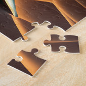 ブルーメタリックデザートバラ ジグソーパズル (側面)