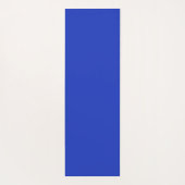 ブルーメタリック抽象芸術バスケットウィーブエレガントシック ヨガマット (裏面)