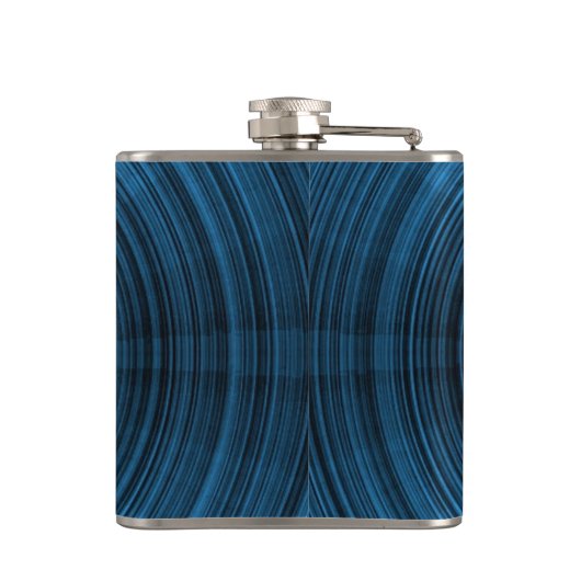 ブルーメタリック フラスク (裏面)