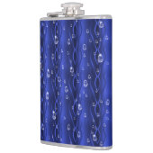 ブルーメタルの雨滴 フラスク (左)