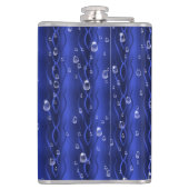 ブルーメタルの雨滴 フラスク (裏面)