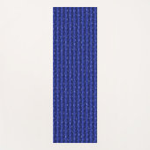 ブルーメタルの雨滴 ヨガマット (正面)