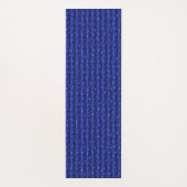 ブルーメタルの雨滴 ヨガマット (裏面)