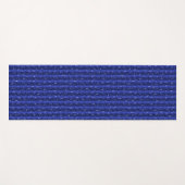 ブルーメタルの雨滴 ヨガマット (正面(横))