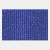 ブルーメタルの雨滴 ラッピングペーパーシート (正面)