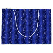 ブルーメタルの雨滴 ラージペーパーバッグ (裏面)