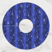 ブルーメタルの雨滴 ワイングラスタグ (裏面)