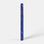 ブルーメタルの雨滴 SAMSUNG GALAXYケース (右側面)