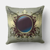 ブルーメタルウィングピロー クッション (裏面)