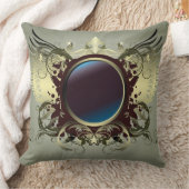 ブルーメタルウィングピロー クッション (ブランケット)