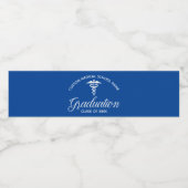 ブルーメディカルカスタムスクール卒業党 ペットボトルラベル (シングルラベル)