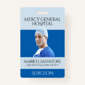 ブルーメディカルサードクターカドゥセウス病院 バッジ (正面)