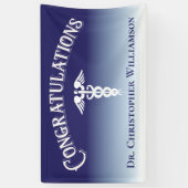 ブルーメディカルドクター卒業 横断幕 (縦)