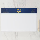 ブルーメディカル3Dカドゥセウス金ゴールドクロス ペーパーパッド (インサイチュ)