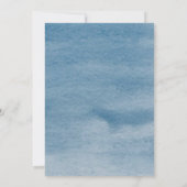 ブルーメドウボホベビーイン開花ベビーシャワー 招待状 (裏面)