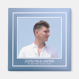 ブルーメモリアル写真 マグネット