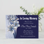 ブルーメモリエレガントアルサービスのお知らせ 招待状 (スタンド正面)