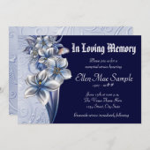 ブルーメモリエレガントアルサービスのお知らせ 招待状 (正面/裏面)