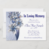 ブルーメモリエレガントアルサービスのお知らせ 招待状 (正面)