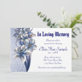 ブルーメモリエレガントアルサービスのお知らせ 招待状 (スタンド正面)