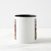 ブルーメリーのクリスマスサンタホールディングガール マグカップ (中央)