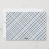 ブルーメリークリスマススリーフォトデザイン シーズンカード (裏面)