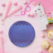 ブルーメリークリスマス ペーパープレート (パーティー)