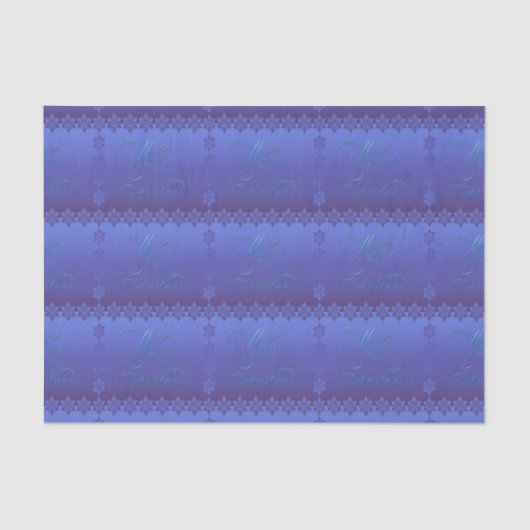 ブルーメリークリスマス 薄葉紙 (正面)