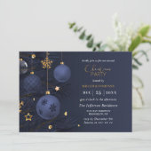 ブルーメリー伝統的クリスマスホリデーパーティー 招待状 (スタンド正面)