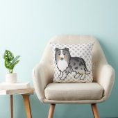 ブルーメルシェトランドシープドッグマンガードッグ&ポーズ クッション (椅子)