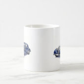 ブルーメルセデス、コレクションby Natasha Us コーヒーマグカップ (中央)