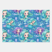 ブルーメルメイド ラッピングペーパーシート (正面)
