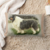 ブルーメルラフなコリーギフト ランバークッション (ブランケット)