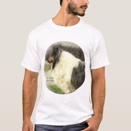 ブルーメルラフなコリーギフト Tシャツ