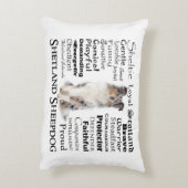 ブルーメルルシェットランド・ シープドッグの特徴ピロー アクセントクッション (裏面(縦))