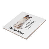 ブルーメルルシェットランド・ シープドッグマムタイル タイル (側面)