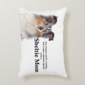 ブルーメルルシェットランド・ シープドッグマムピロー アクセントクッション (正面(垂直))