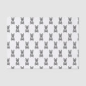 ブルーメルルフランスのブルドッグ 薄葉紙 (正面)