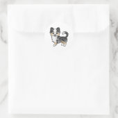 ブルーメルルロングコートチワホアカワイカートカートマンガードッグ ラウンドシール (バッグ)