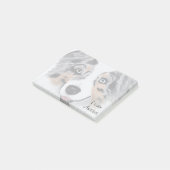 ブルーメルレオーストラリアシェパード50付箋 ポストイット (アングル)