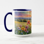 ブルーメルレオーストラリア羊飼い子犬 マグカップ (左)