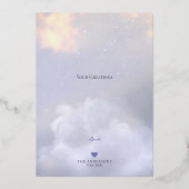 ブルーメルレコリーエンジェル – ペット悔やみや弔慰フォイルカード 箔シーズンカード (裏面)