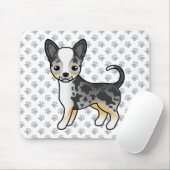 ブルーメルレスムースコートチワフアホアドッグ&ポーズ マウスパッド (マウス)